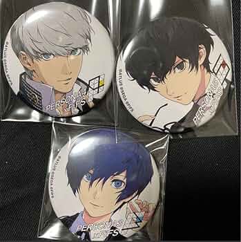 ペルソナ 極楽湯 RAKU SPA 主人公 缶バッジ ペルソナ3 結城理 ペルソナ