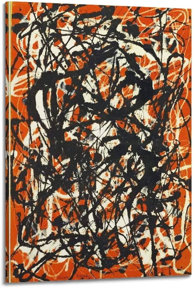 Amazon.co.jp: Jackson Pollockジャクソン・ポロック画家が作るアート