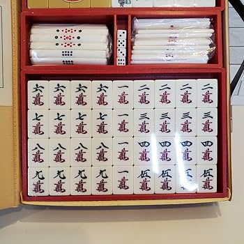 Amazon | 高級麻雀牌 ローズ 特選仕上 麻雀セット | ドミノ | おもちゃ