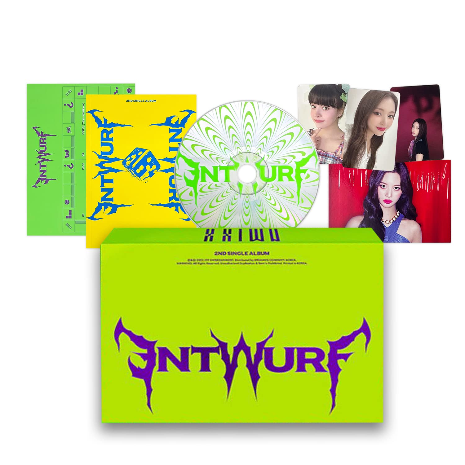 NMIXX - 2nd Single Album [ENTWURF] (Limited Ver.) Out Box + Pop-Up