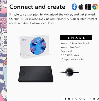 Amazon.com: Wacom Intuos Pro Drawing Tablet, Small 10.6
