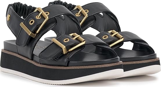 Amazon.com | Vince Camuto Women's Anivay Platform Buckle Sandal
