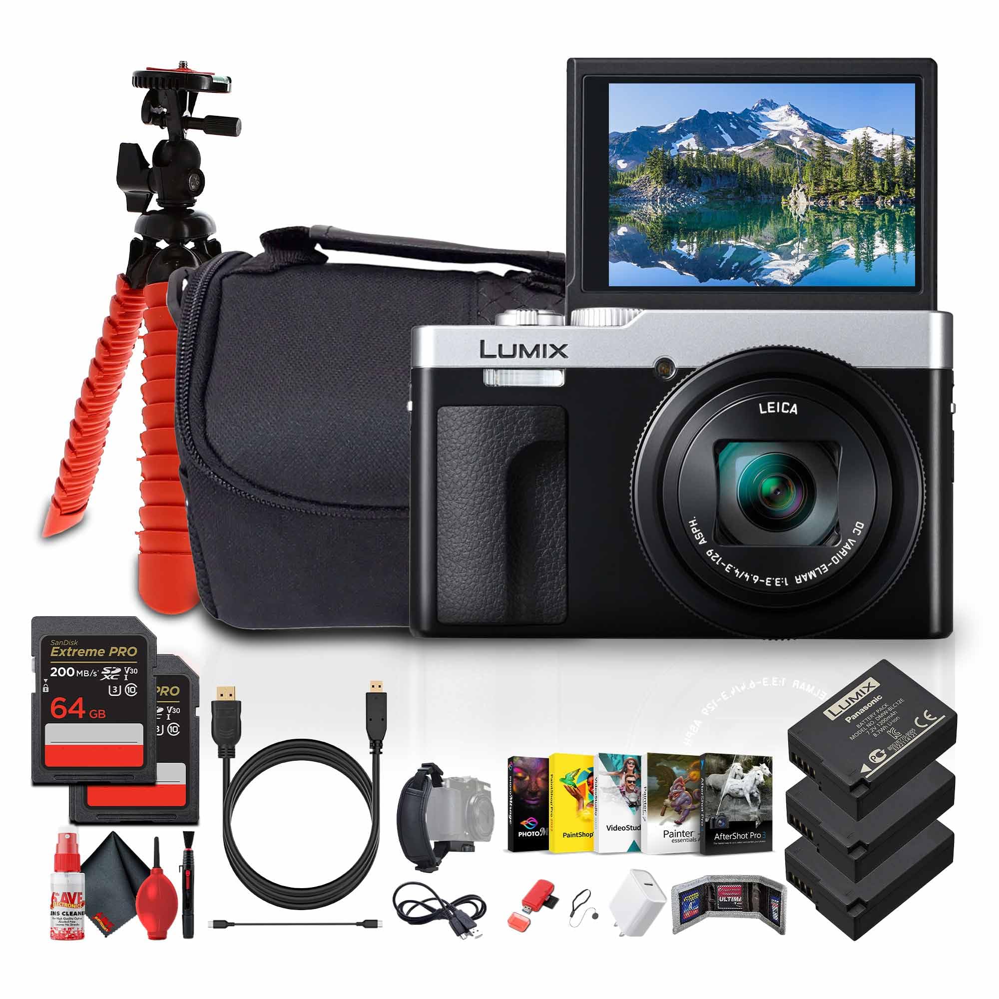 Amazon.com : Panasonic ZS99 Point and Shoot Compact Travel Digital