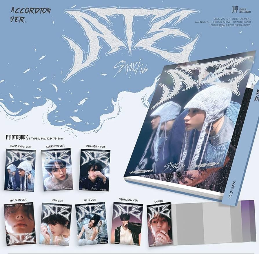Amazon.com: Stray kids ATE 9th Mini Album ACCORDION 8 Ver Set
