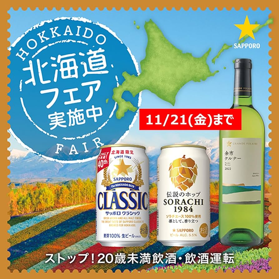Amazon.co.jp: 【北海道限定】サッポロクラシック[ビール350ml×24本](6