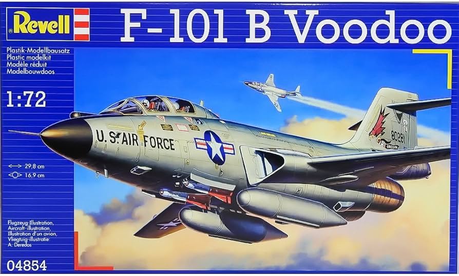 Amazon | ドイツレベル 1/72 F-101B ブードゥー 04854 プラモデル