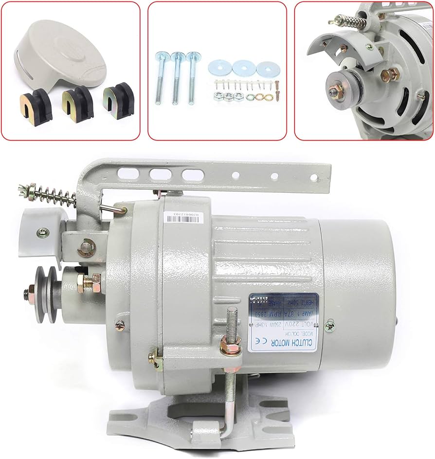 Amazon｜工業用ミシン用 単相クラッチモーター 工業用クラッチモーター