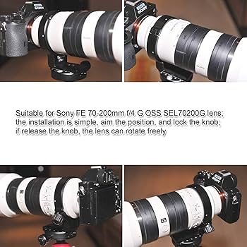 Amazon | iShoot カメラリング式三脚座, for ソニーSony FE 70-200mm f