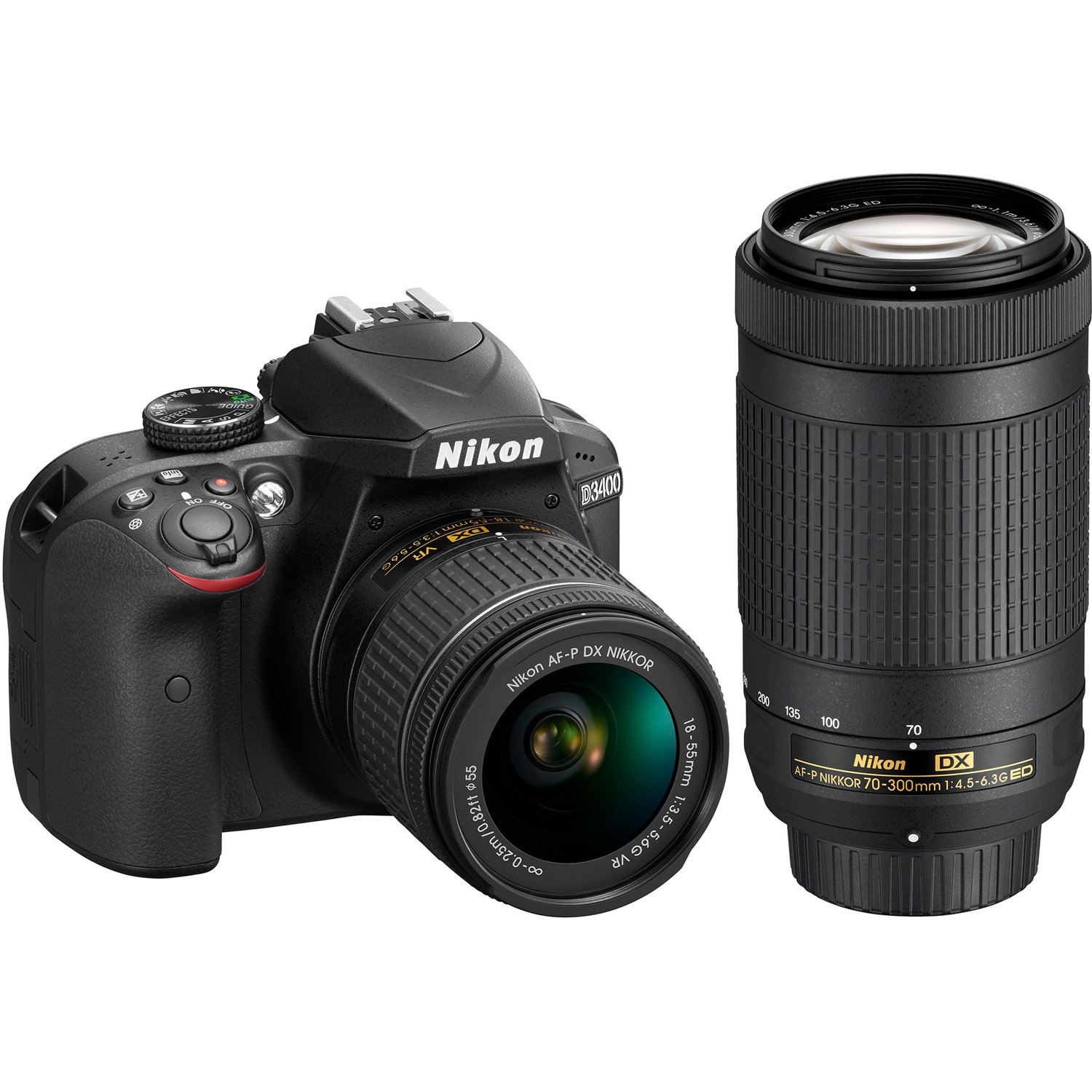 Amazon.com : Nikon D3400 24.2MP DSLR Camera with AF-P 18-55 VR and