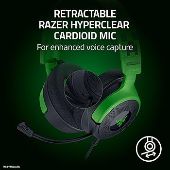 Amazon.com: Razer Kraken V4 X Wired Gaming Headset: 40 mm Drivers