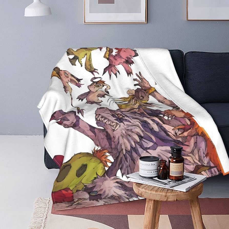 Amazon｜ブランケット 毛布 ひざ掛け デジモンアドベンチャー 可愛い