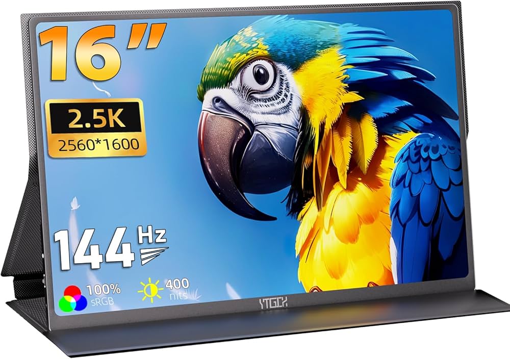 Amazon.co.jp: 16インチ 2.5K ポータブルモニター モバイルモニター
