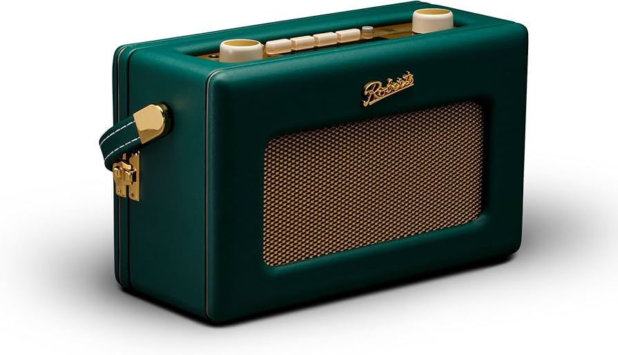 Amazon.co.jp: ロバーツラジオ R300 レザークロス グリーン 英国王室