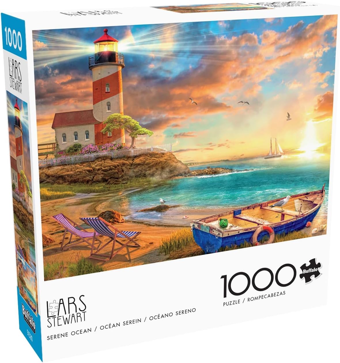 Amazon.com: Buffalo Games - LARS - Serene Ocean - 1000 Piece