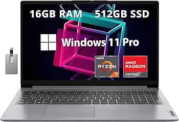 Amazon.com: Lenovo IdeaPad 1 15.6