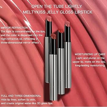 Amazon.com : Jelly Gloss Lipstick, Long Lasting Non-Fading (#1