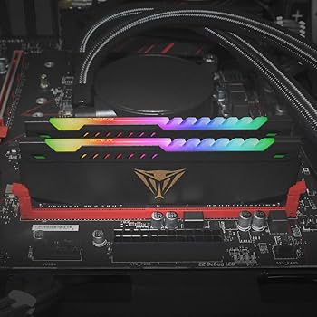 Patriot Viper Steel RGB DDR4 RAM 32GB (2X16GB) 3600MHz CL20 1.35v