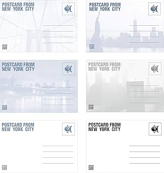 Amazon | ニューヨークポストカード30スタイルセットニューヨークのお