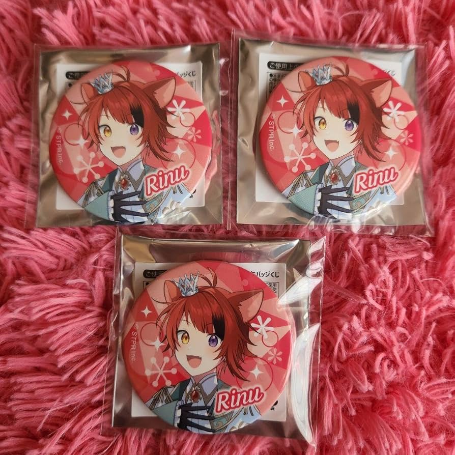 すとぷり 莉犬 カード・バッジセット 莉犬くん カード 缶バッジセット