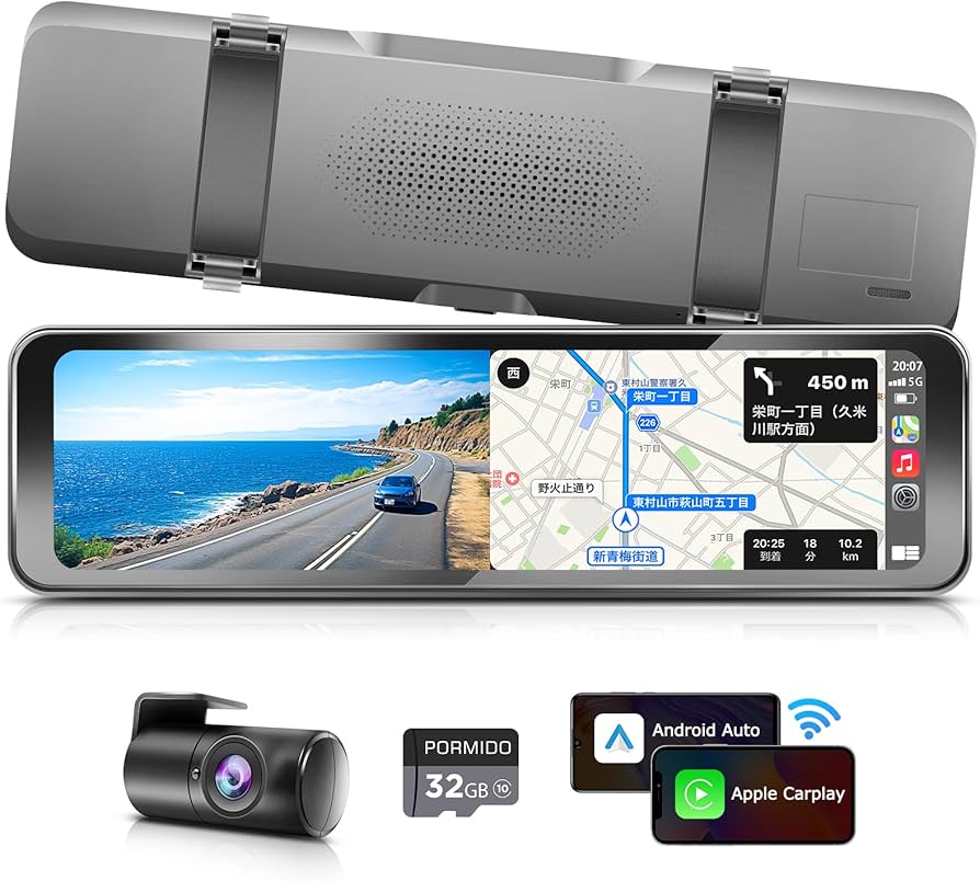 Amazon.co.jp: PORMIDO ポーミド 【ワイヤレスCarplay/AndroidAuto搭載