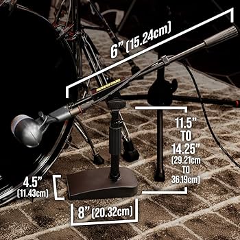 Amazon.co.jp: Shure by Gator マイクスタンド 卓上ブームタイプ 振動