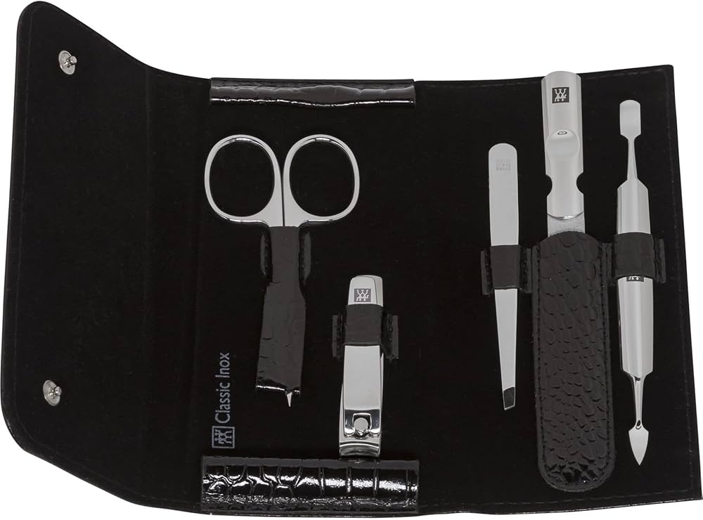 Amazon.com : ZWILLING Manicure Set (5-Piece, Scissors, Clippers