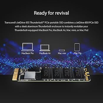Amazon.com: Transcend TS960GJDM855 960GB JetDrive 855 Thunderbolt