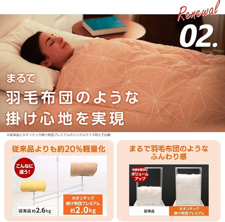 Amazon｜【公式】トゥルースリーパー ホオンテック掛け布団プレミアム
