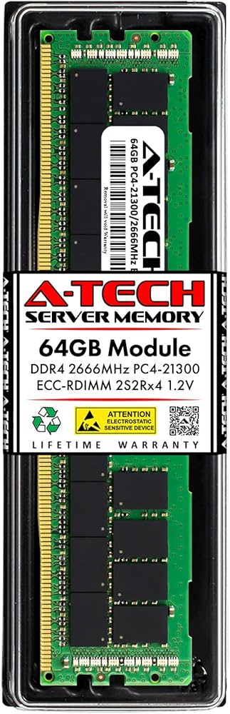 Amazon.co.jp: A-Tech 64GB 交換用 IBM 78P4199 - DDR4 2666MHz PC4