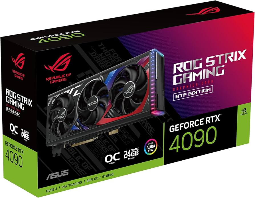 Amazon.com: כרטיס גרפי גיימינג ASUS ROG Strix GeForce RTX™ 4090