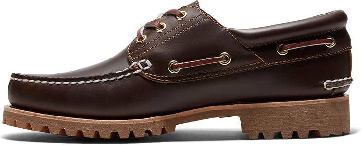 Amazon.com: Timberland Men's Authentic 3-Eye Lug Handsewn Boat
