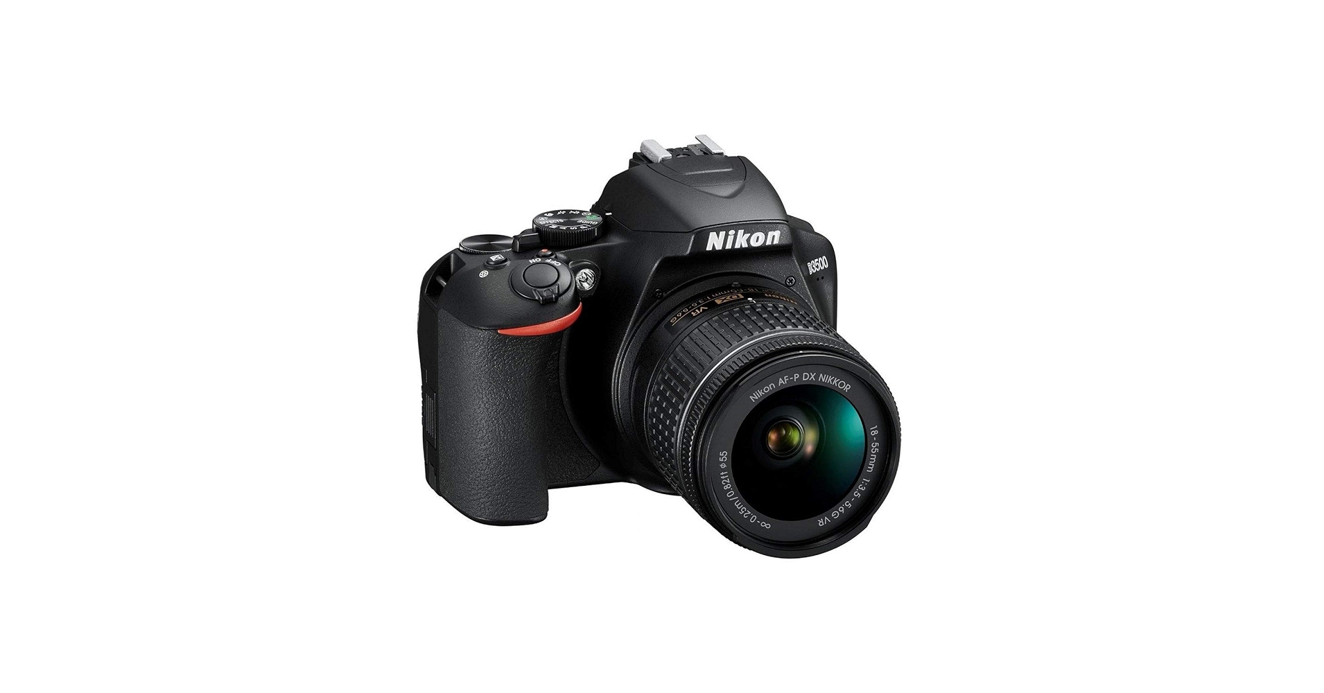 Amazon.com : Nikon VBA550K001 D3500 + AF-P DX 18–55 VR Kit - Black