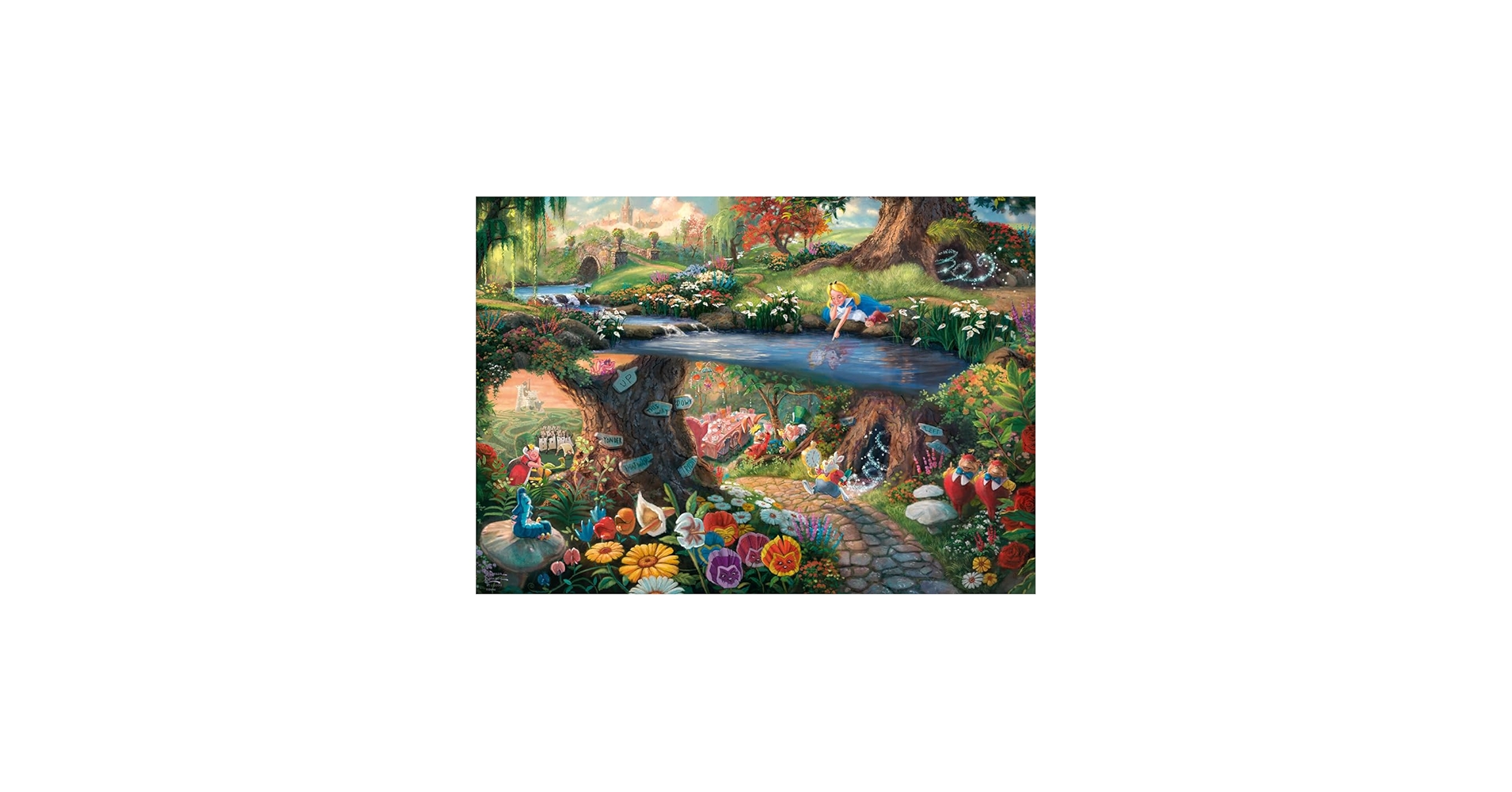 Amazon.com: Schmidt | Thomas Kinkade: Disney Alice in Wonderland