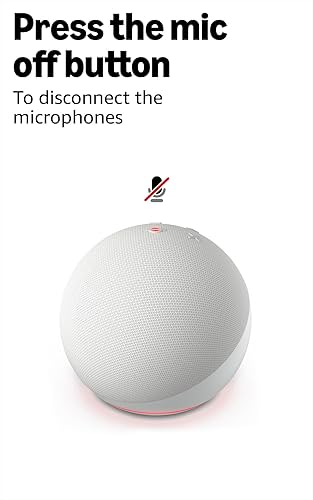2022 Echo Dot 5th Gen Smart Speaker | Glacier White | Amazon