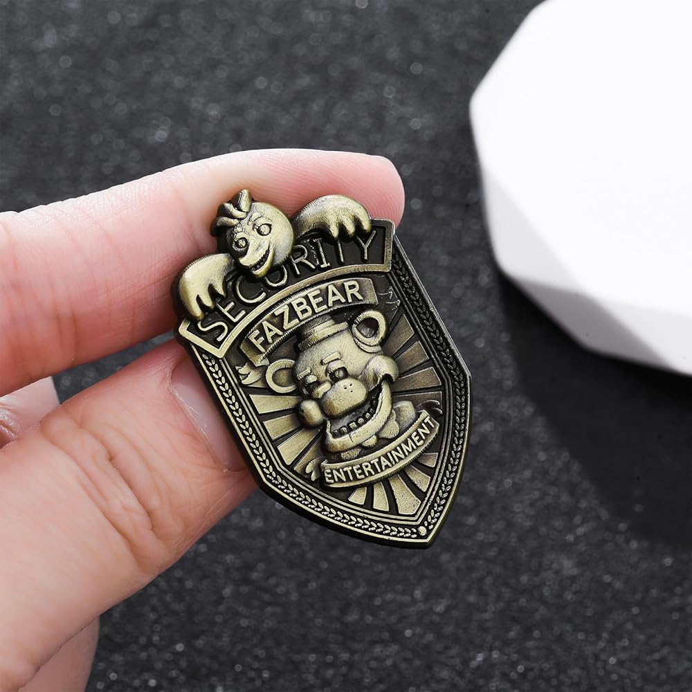 Amazon.co.jp: Dckazz FNAF ピンバッジ Freddy Fazbear セキュリティ