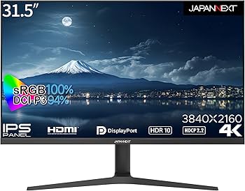 Amazon.co.jp: JAPANNEXT 31.5インチ モニター 4K UHD 3840x2160解像度