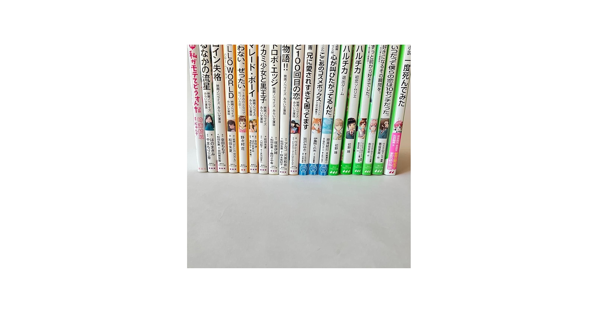 Amazon.co.jp: 恋愛小説 児童書19冊セット 売り つばさ文庫 みらい文庫