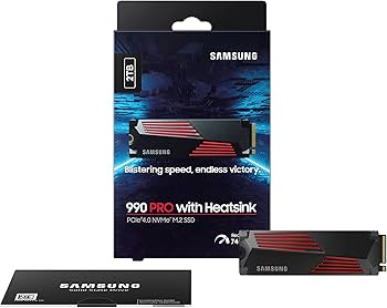 Amazon | SAMSUNG 990 PRO ヒートシンクSSD 2TB PCIe Gen4 M.2 2280