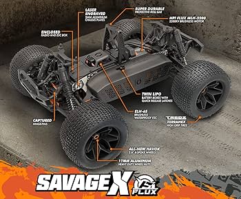 Amazon.co.jp: HPI Racing 160101 Savage X Flux V2 : おもちゃ