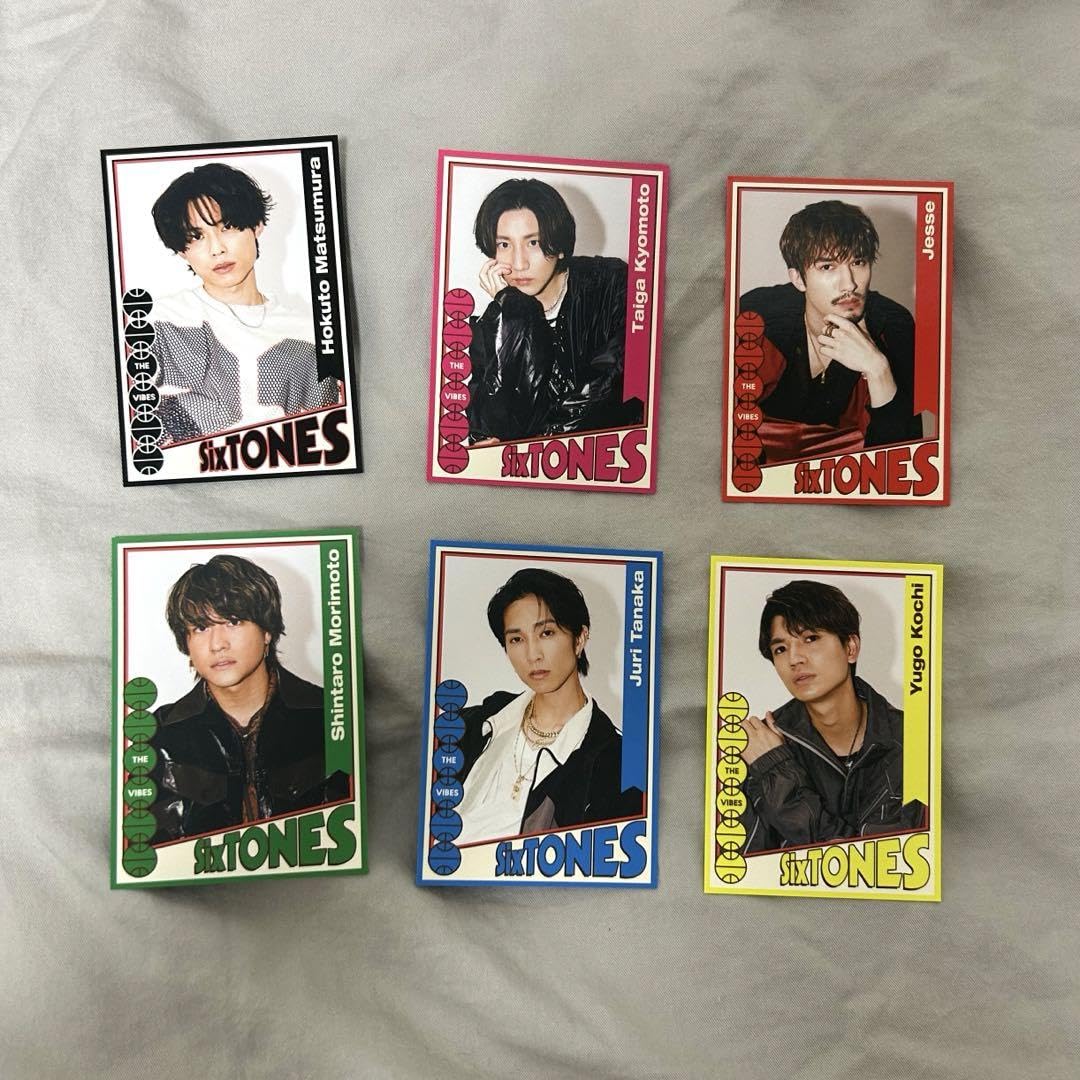Amazon.co.jp: SixTONES THE VIBES 特典オリジナルフォトカード : おもちゃ