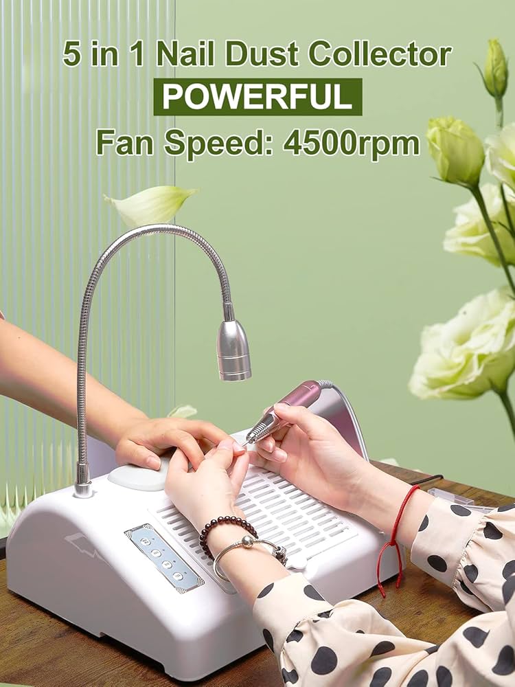 Amazon.com: Nail Dust Collector 5 in 1-Professional 30000rpm