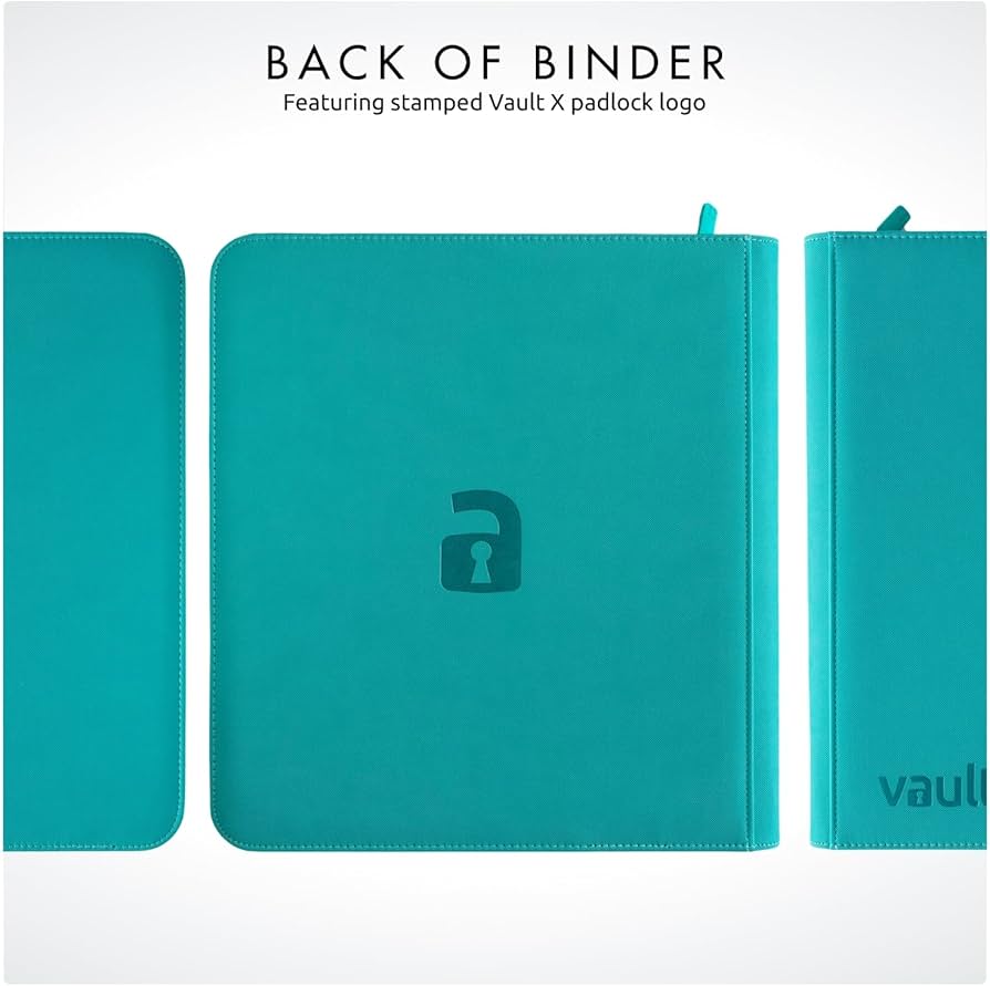 Amazon.com: Vault X 12 XL Pocket Trading Card Zip Binder - 624