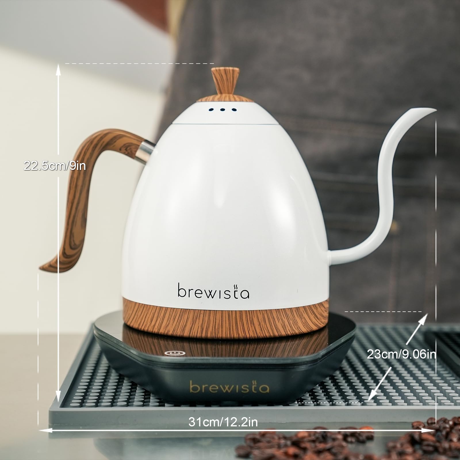 Amazon.com: Brewista Artisan Electric Gooseneck Kettle, Water