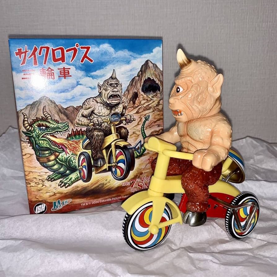 Amazon.co.jp: M1号 × ISH サイクロプス 三輪車 ソフビ フィギュア