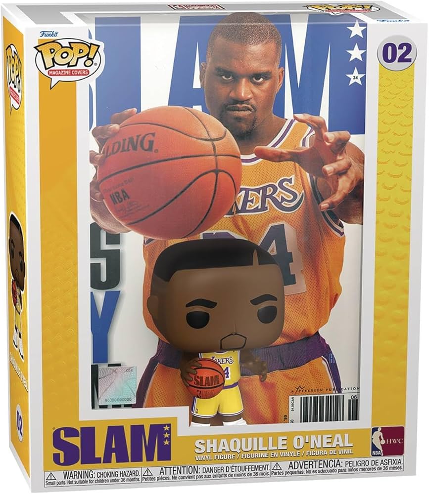 Amazon.com: Funko Pop! NBA Cover: SLAM - Shaquille O'Neal : Funko