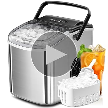 Amazon.co.jp: Joy Pebble Ice Maker with Stainless Steel Finish