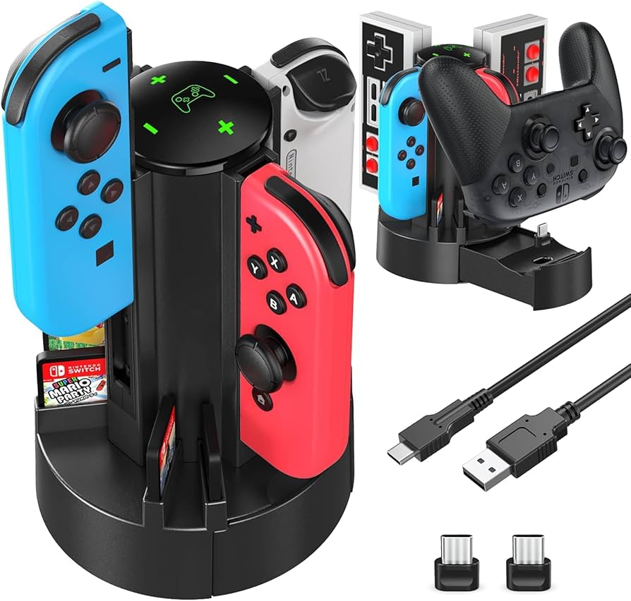 Amazon.co.jp: ジョイコン プロコン 充電 スタンド OIVO 4台ジョイコン