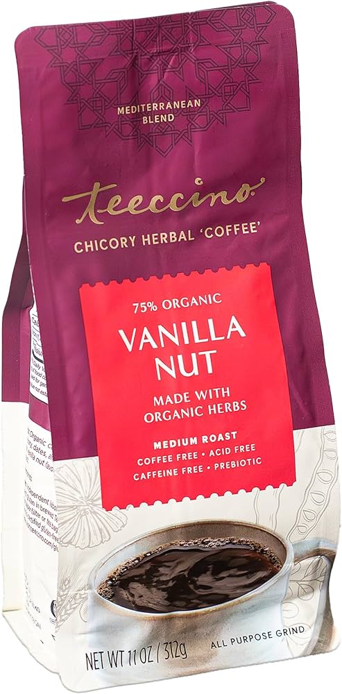 Amazon.com : Teeccino Vanilla Nut Chicory Coffee Alternative - 11