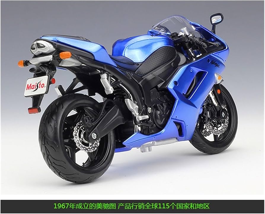 1:12 Alloy Motorcycle Model for:Kawasaki Ninja ZX-6R Die Casting(B