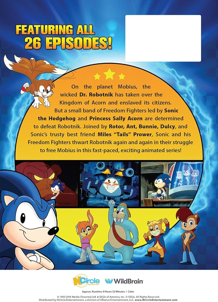 Amazon.com: Sonic The Hedgehog - The Complete Series [DVD] : Ron